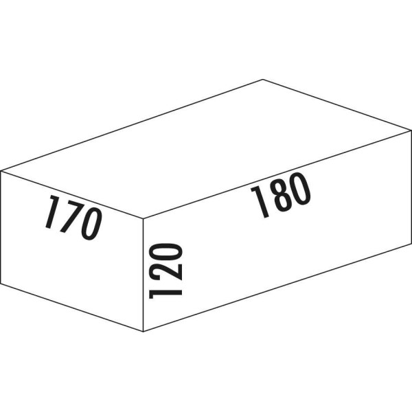 Pojemnik na żywność, Wesco, Mini Grandy, beżowy 180 mm
