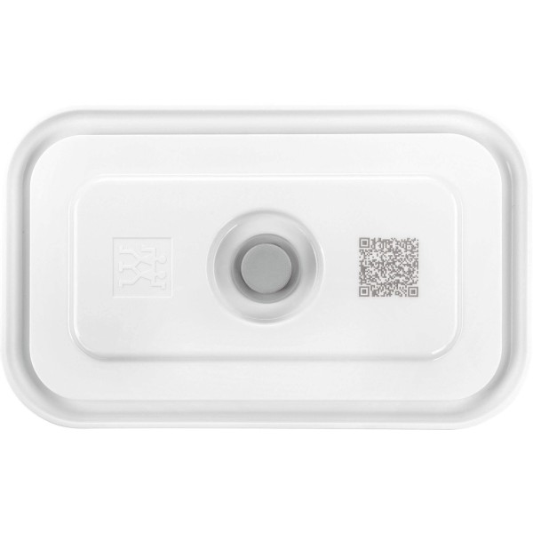 Pojemnik obiadowy Zwilling Fresh & Save szklany prostokątny 0,35 l szary