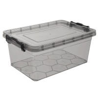 Контейнер Orion 127312 для зберігання їжі, великий 9 л, сірий, з кришкою (для холодильника/полиці)