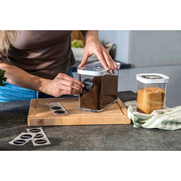 Pojemnik na żywność Zwilling Fresh & Save Cube 1,8 l szary plastikowy