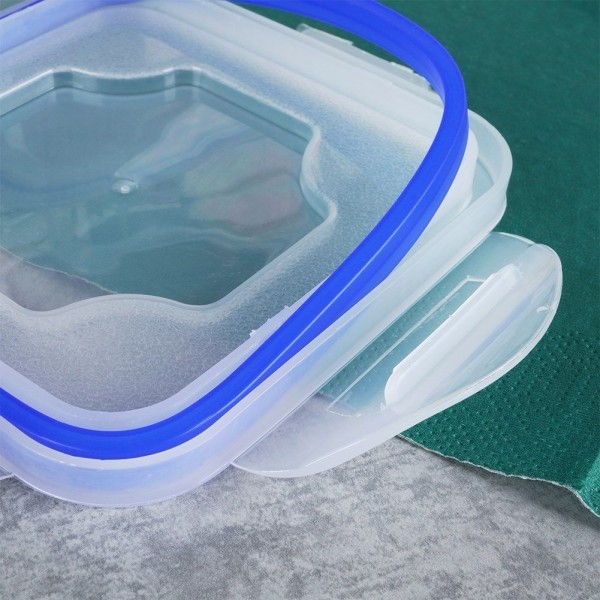 Контейнер для зберігання їжі, VILDE 229124, пластиковий 8 ел. з кришками і ущільненням для холодильника та пікніка