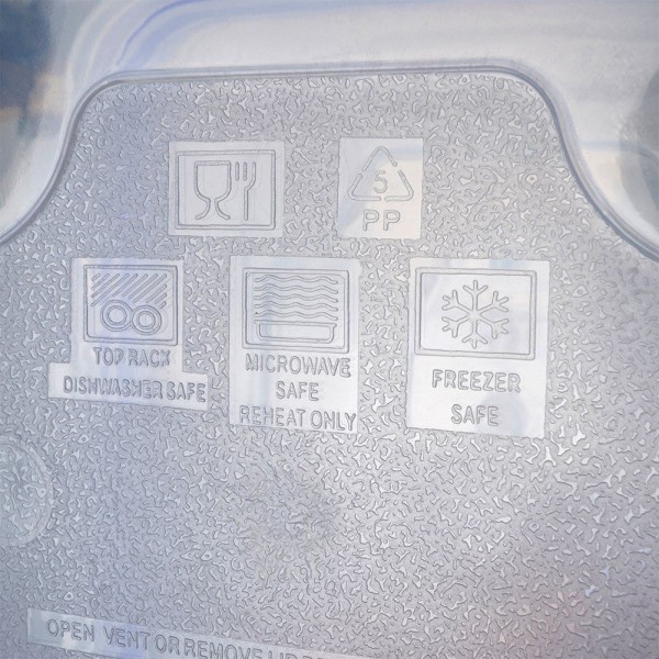 Контейнер для зберігання їжі, VILDE 229124, пластиковий 8 ел. з кришками і ущільненням для холодильника та пікніка