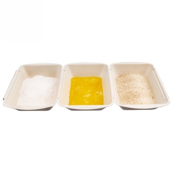 Zestaw pojemników do panierowania potraw Orion 128372 (3 szt.)