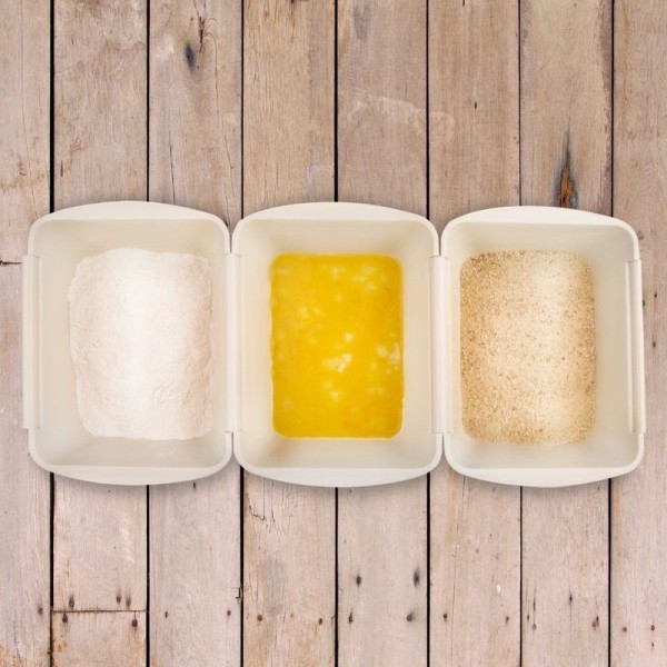 Zestaw pojemników do panierowania potraw Orion 128372 (3 szt.)