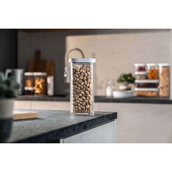 Пластиковий контейнер для зберігання продуктів Zwilling Fresh & Save Cube 1.3 л, сірий