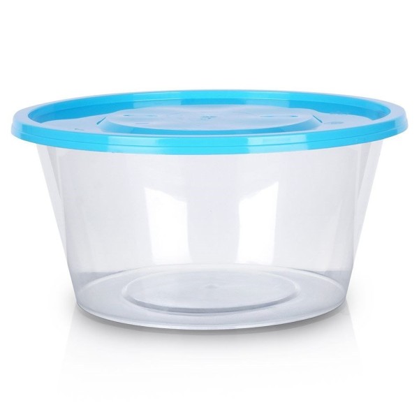 Контейнер для їжі VILDE 650 мл комплект 10 шт, пластик, з кришкою — зберігання і перенесення їжі