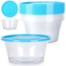 Контейнер для їжі VILDE 650 мл комплект 10 шт, пластик, з кришкою — зберігання і перенесення їжі