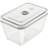 Посуд для зберігання їжі Zwilling Fresh & Save скляний прямокутний контейнер 2 л, сірий