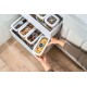 Пляшковий контейнер Zwilling Fresh & Save Cube 3M для зберігання їжі, 2.9 л, сірий