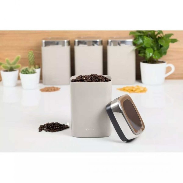 Контейнер для сипучих продуктів, KASSEL 93210, кухонний для зберігання крупи/цукру, прозорий