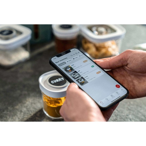 Пластиковий контейнер Zwilling Fresh & Save Cube 4S 1.7 л для зберігання харчових продуктів, сірий