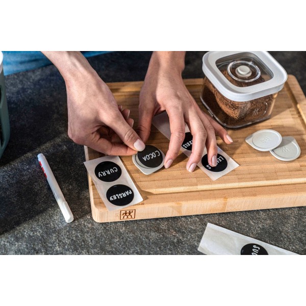 Пластиковий контейнер Zwilling Fresh & Save Cube 4S 1.7 л для зберігання харчових продуктів, сірий