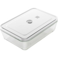 Посуд для зберігання продуктів ZWILLING Fresh & Save скляний прямокутний контейнер 2,85 л, сірий