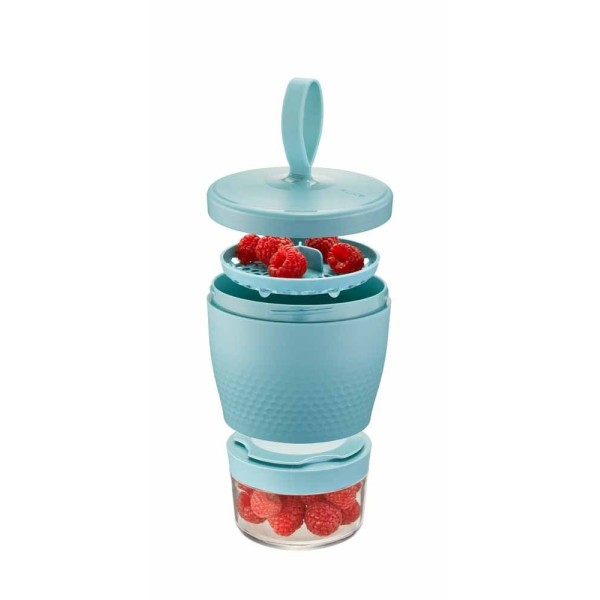 Pojemnik na żywność FOODIE Pojemnik na przekąski, turkusowy