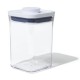Контейнер OXO Good Grips POP 1 л квадратний низький, для зберігання їжі на полиці