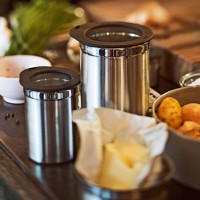 Контейнер для зберігання їжі, RÖSLE Pojemnik z pokrywą silikonową 5cm — для холодильника/шафи, кришка силіконова