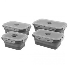 Zestaw składanych pojemników na żywność Brunbeste 3345 (4 sztuki)