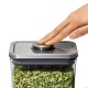 Контейнер для зберігання, OXO, Pojemnik kwadratowy 2,6l STL, сталь, 2.6 л для кухні та пакування їжі
