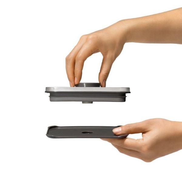 Контейнер OXO Pojemnik 1 л, сталевий — зберігання їжі в холодильнику/для продуктів