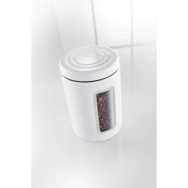 Pojemnik na żywność Classic Line 2l, biały z okienkiem