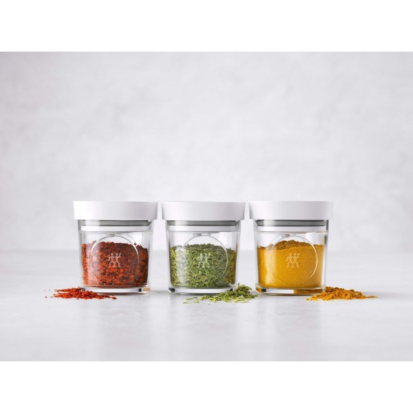 Контейнер ZWILLING, Fresh & Save Cube 3 XS 120 мл, пластик, для зберігання їжі, сірий