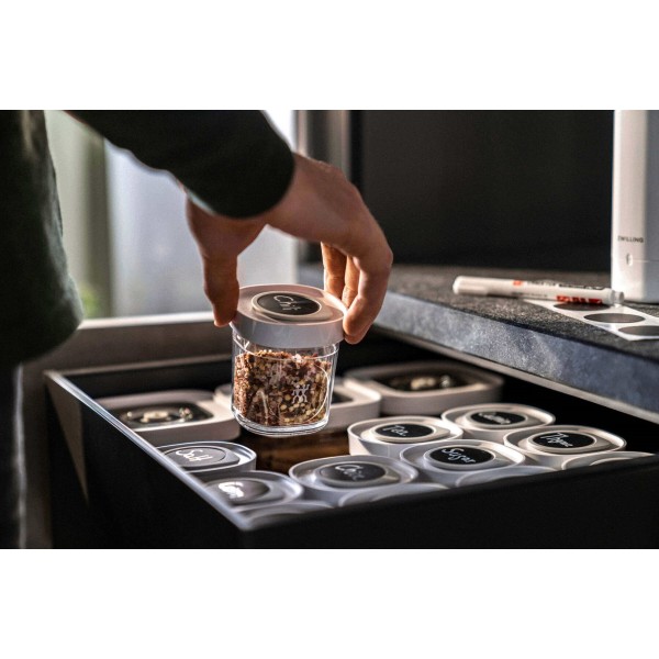 Контейнер ZWILLING, Fresh & Save Cube 3 XS 120 мл, пластик, для зберігання їжі, сірий