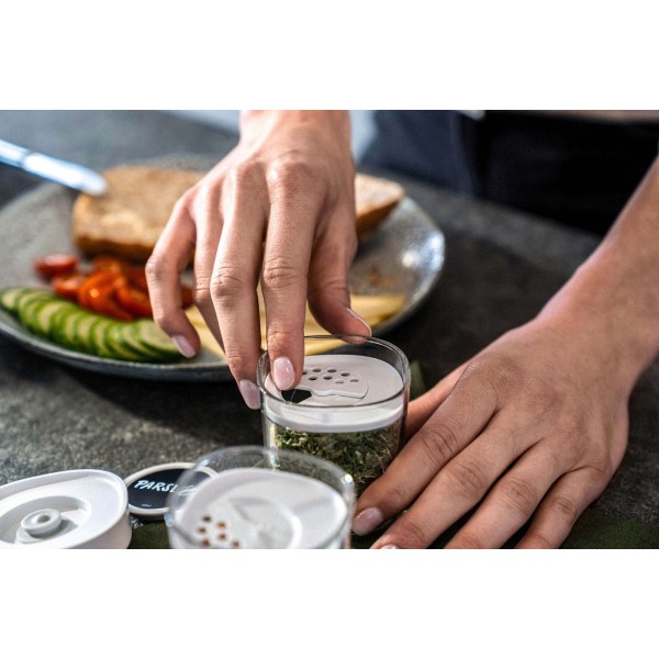 Контейнер ZWILLING, Fresh & Save Cube 3 XS 120 мл, пластик, для зберігання їжі, сірий