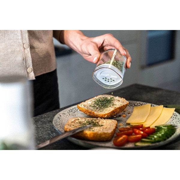 Контейнер ZWILLING, Fresh & Save Cube 3 XS 120 мл, пластик, для зберігання їжі, сірий