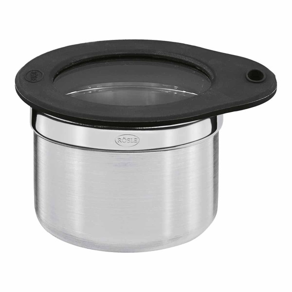 Pojemnik na żywność RÖSLE 8 cm z pokrywą silikonową, do przechowywania