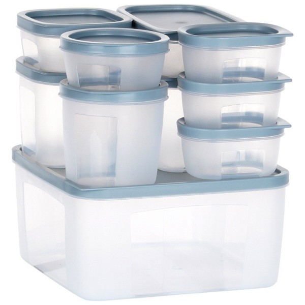 Контейнер для зберігання їжі, VILDE 259632, набір 10 ел., з кришками, для дому та пікніка