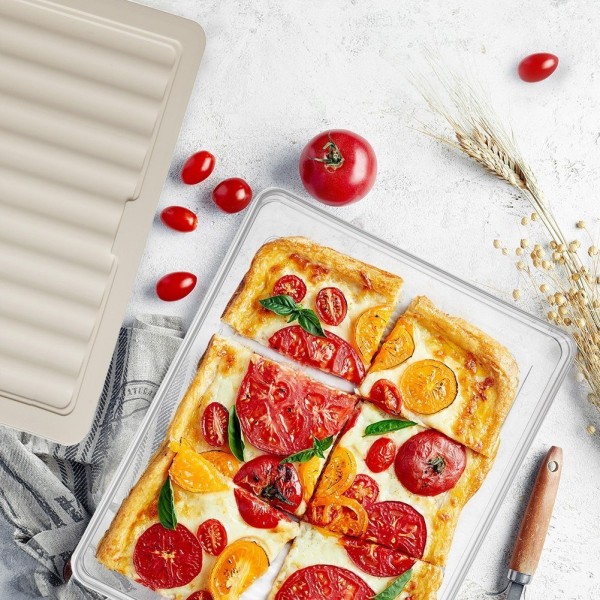 Посудина для зберігання їжі, ORION 127193, пластиковий контейнер 2 л з кришкою для сиру та вінірування