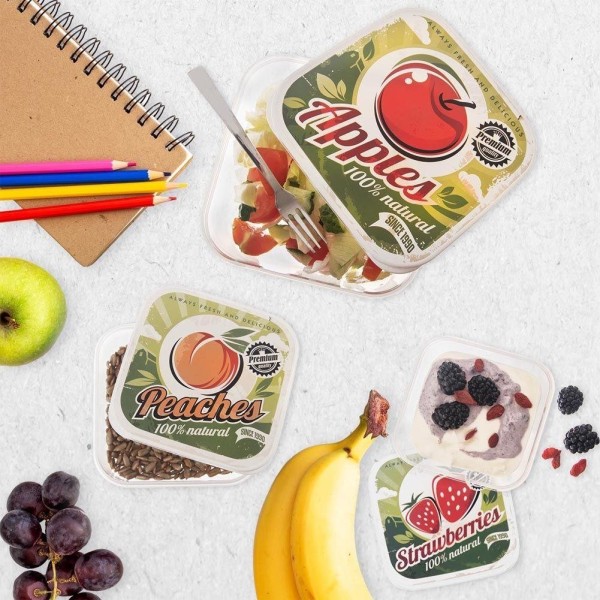 Pojemniki na żywność Orion 154057 (4 elementy)