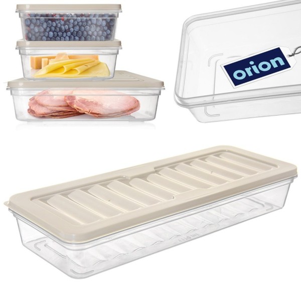 Контейнер для зберігання їжі ORION 127191, пластик, із кришкою, 1 л (для сиру, в'яленини)