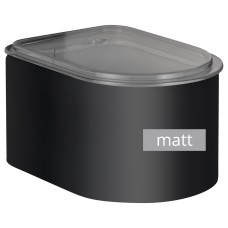 Посудина для зберігання, Wesco, LOFT 1,0 л чорний мат — контейнер для кухні