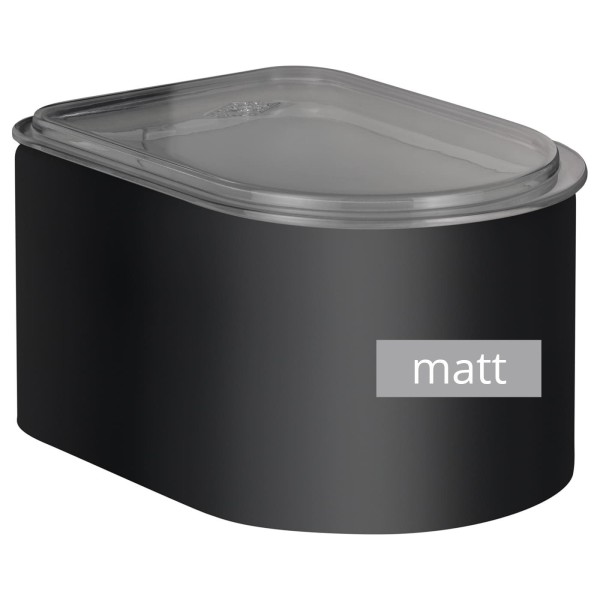 Pojemnik na żywność Wesco LOFT 1,0 l czarny mat – metalowy