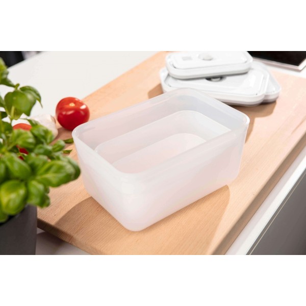 Контейнер для зберігання, ZWILLING, FRESH & SAVE 2.3 л, пластик, прямокутний, сірий (для холодильника/пікніка)