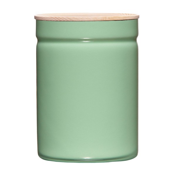 Pojemnik na żywność RIESS Slow Green 2,2 l z drewnianą pokrywą