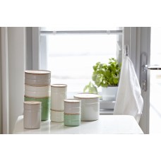 Посудина для зберігання їжі, Riess, Slow Green 2,2 л з дерев’яною кришкою — для кухні