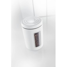 Посудина для зберігання, Pojemnik, Classic Line 2l, чорний мат з віконцем — для кухні (2 л)