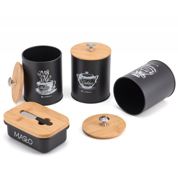 Zestaw pojemników na żywność ELITEHOFF E-6057 (3 elementy)