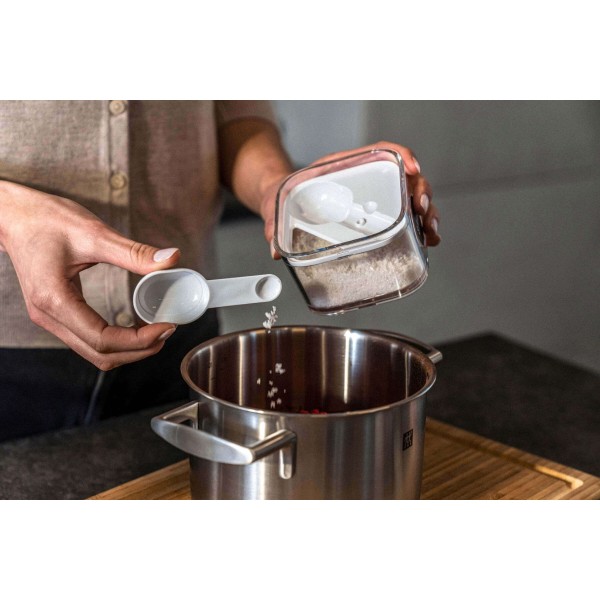 Контейнер для зберігання, ZWILLING, FRESH & SAVE CUBE S (320 мл), пластиковий, сірий