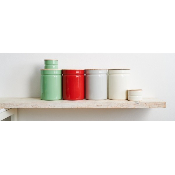 Контейнер RIESS Fresh Tomato 0,2 л, кришка дерев'яна — для зберігання свіжих продуктів на кухні