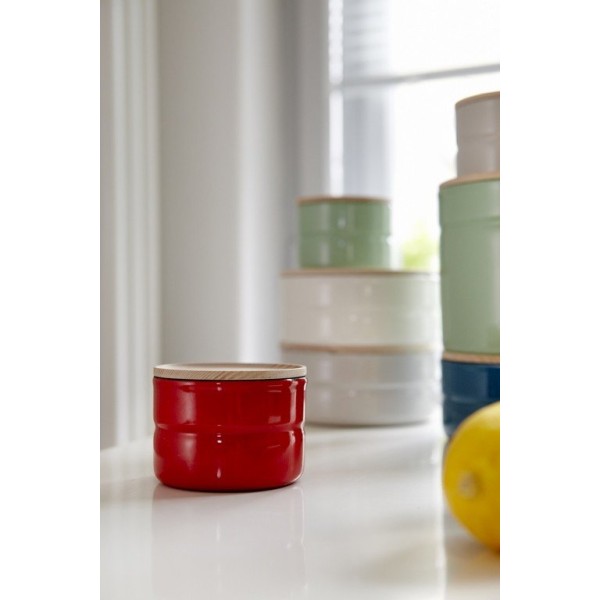 Контейнер RIESS Fresh Tomato 0,2 л, кришка дерев'яна — для зберігання свіжих продуктів на кухні