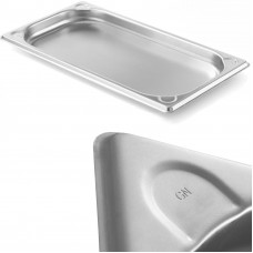 Pojemnik GN 1/3 stalowy Kitchen Line wys. 40 mm - Hendi 806418