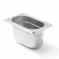 Pojemnik GN 1/9 stalowy Kitchen Line wys. 100 mm - Hendi 806739
