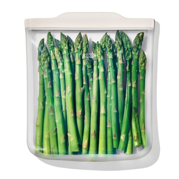 Контейнер OXO, Good Grips L 64oz Oat: силіконовий для зберігання харчів, герметичний для холодильника та подорожей