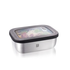 Контейнер для зберігання їжі, GEFU Provido, сталевий прямокутний 1.3 л (для холодильника)