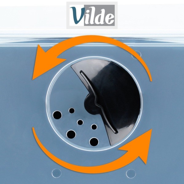 Контейнер для зберігання овочів VILDE 229160, для картоплі/цибулі з кришкою, 12 л, чорний