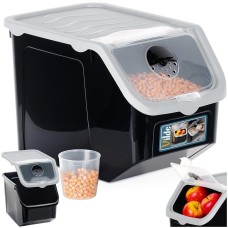 Контейнер для зберігання овочів VILDE 229160, для картоплі/цибулі з кришкою, 12 л, чорний