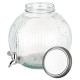 Диспенсер для напоїв, Excellent Houseware, Kulka 5.5L зі скляним глечиком і краном — для вечірок та подій